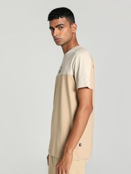 Puma - Essentials Block Mens Beige T-Shirt