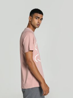 Puma - Big Cat Logo Mens Pink T-Shirt