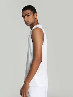 Puma - Team GOAL Sleeve Essentials Mens White Tank