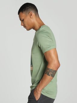Puma - Sport III Mens Green T-Shirt