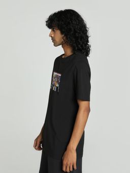 Puma - GRAPHICS SPORT Mens Black T-Shirt