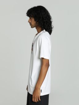Puma - GRAPHICS SPORT Mens White T-Shirt
