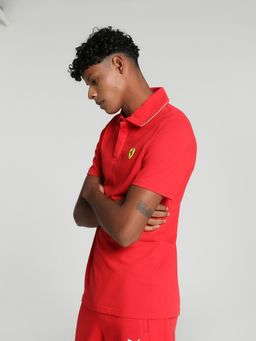 Puma - Ferrari Race Mens Red Polo T-Shirt