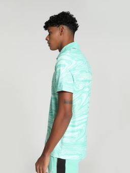 Puma - Ferrari Race Mens Turquoise Polo T-Shirt