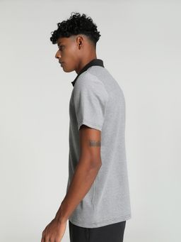 Puma - Ferrari Style 2 Tone Mens Grey Polo T-Shirt