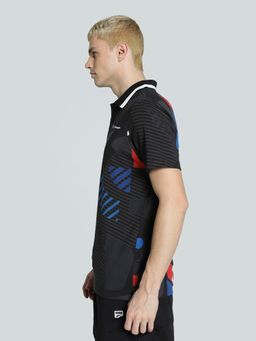 Puma - BMW MMS Printed Mens Black Polo T-Shirt