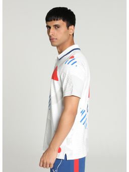 Puma - BMW MMS Printed Mens White Polo T-Shirt
