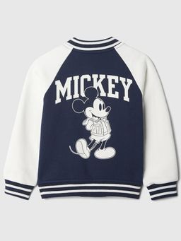 GAP - Boys Navy Blue Knitted Colorblock High Neck Bomber Jacket