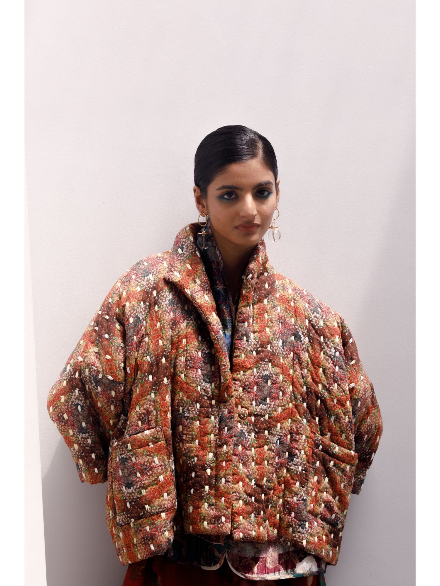 yavi Haven Ethnic Jacket - Brown-picture-40