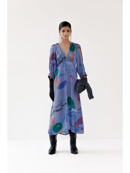 YAVI - Hazel Midi Dress - Purple