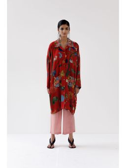 YAVI - Lucy Ethnic Jacket - Red