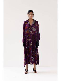 YAVI - Robbin Midi Dress - Purple