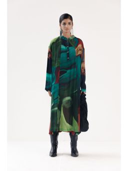 YAVI - Thea Midi Dress - Green