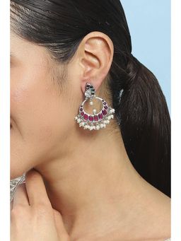 Biba - Women Multi-Color Brass Drop Earrings