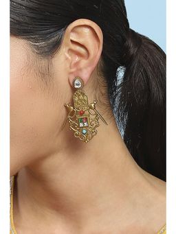 Biba - Women Multi-Color Alloy Drop Earrings