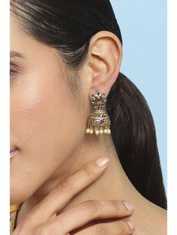 Biba - Women Multi-Color Jhumka Earrings