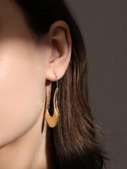 Sohi - Women The Gold Whirlia Drop Earrings