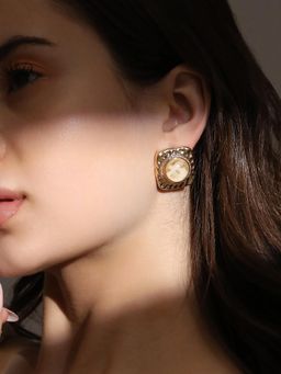 Sohi - Women The Ivory Baroquet Stud Earrings