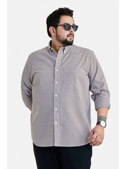 Snitch - Men Brown Cotton Full Sleeves Shirt