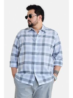 Snitch - Men White Cotton Full Sleeves Shirt