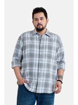 Snitch - Men Brown Polyester Blend Full Sleeves Shirt