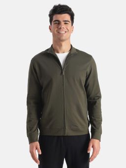 Jockey - AM89 Men Rayon Nylon Elastane Jacket with Ribbed Cuffs - Deep Depths