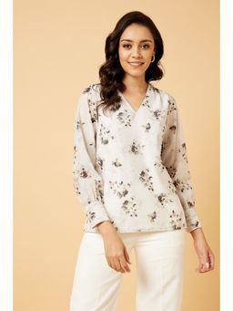 SALT Attire - Gulbahaar Ruched Top - Off White