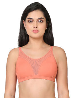 Wacoal - Asean Sports Non-padded Wired Full Coverage Sports Bra Orange