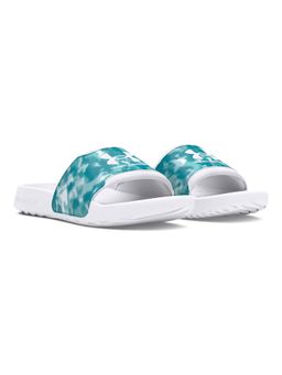 Under Armour - White W Ignite Select Graphic Sliders