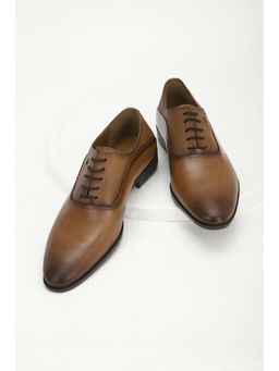Louis Philippe - Solid Brown Formal Shoes