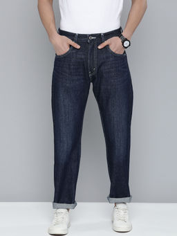 Levi's - Men Navy Blue Straight Jeans