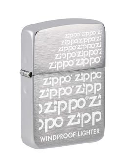 Zippo - Repeat 1941Replica Brushed Chrome Design Windproof Pocket Lighter