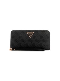 Guess - Grey Monogram Laurel Large Zip Around Wallet