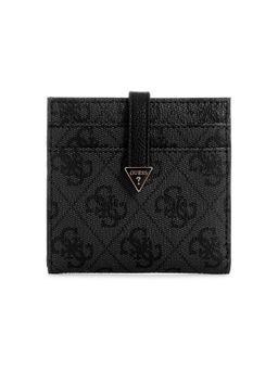 Guess - Grey Monogram Laurel Tab Card Case