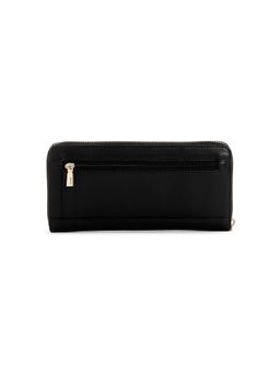 Guess - Black Solid Laurel Large Zip Around Wallet