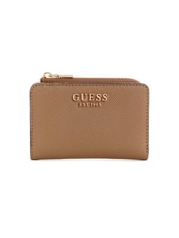 Guess - Olive Textured Laurel Zip Around Card Case