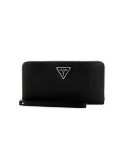 Guess - Black Textured Laurel Cheque Organizer Wallet
