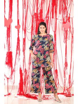 SADKE - Chromatic Blossom Cotton Co-Ord Set