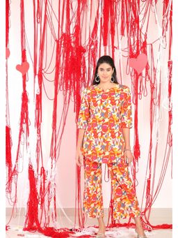 SADKE - Color burst Cotton Co-Ord Set