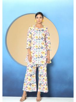 SADKE - Petal Bliss Floral Cotton Co-Ord Set