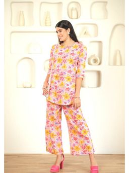 SADKE - Rainbow Petals Floral Co-Ord Set