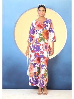 SADKE - Whisper White Floral Cotton Co-Ord Set
