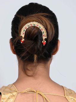 Silvermerc Designs - Gold Plated Traditional Wedding Hair Accessory