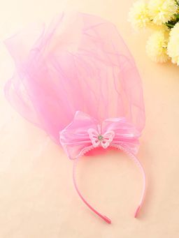 Silvermerc Designs - Pink Butterfly Headband