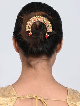 Silvermerc Designs - Gold Plated Traditional Wedding Hair Accessory