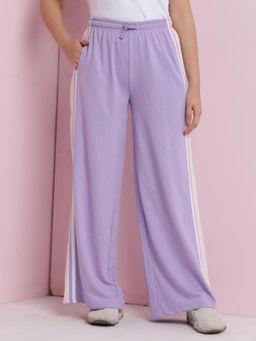 Lil Tomatoes - Lilac Girls Solid Cotton Looper Trackpant