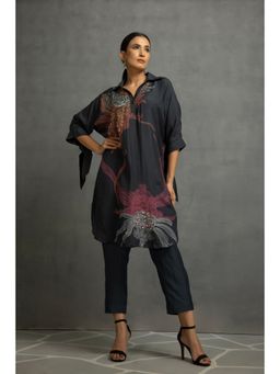 Kahani Lush - Black Printed Co-Ord (Set of 2)
