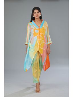 Kahani Lush - Multi Color Floral Co-Ord (Set of 3)