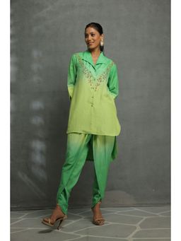 Kahani Lush - Green Ombre Co-Ord (Set of 2)