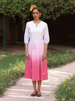 Kahani Lush - Pink Ombre Dress